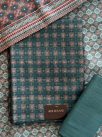 Deep Green Semi Silk