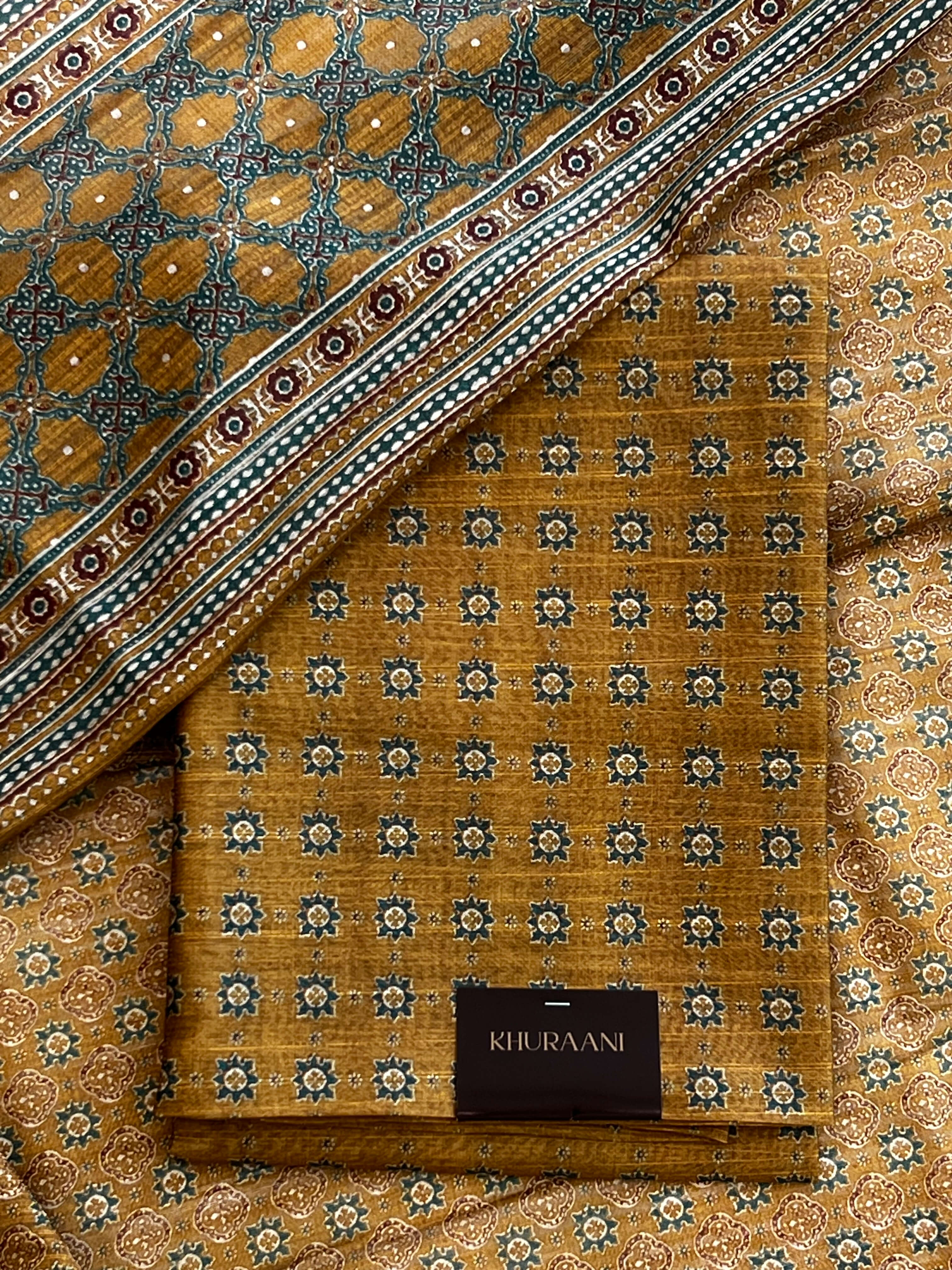 Mustard Yellow Semi Silk