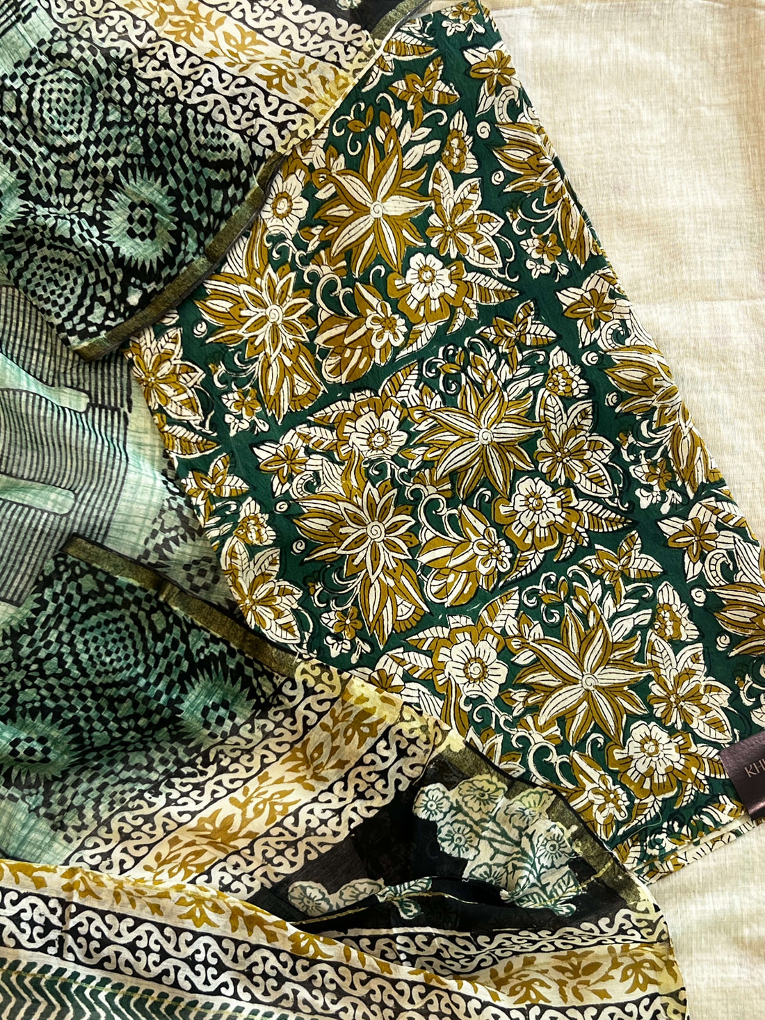 Floral Maheshwari Silk