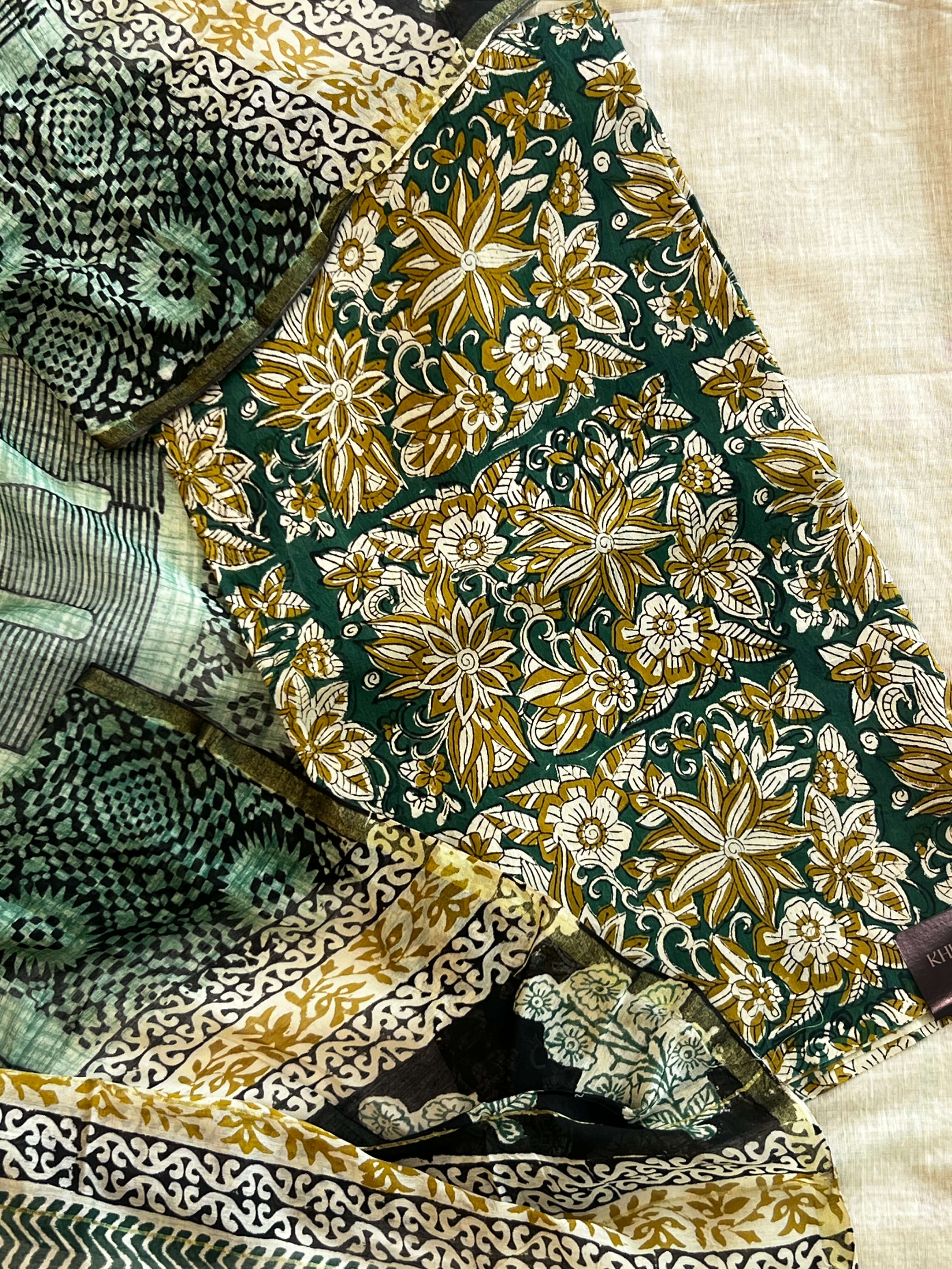 Floral Maheshwari Silk