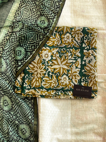 Floral Maheshwari Silk