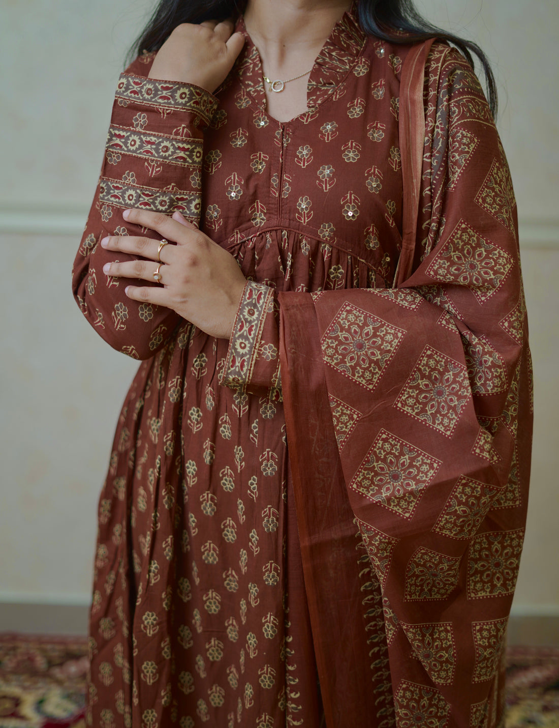 Cotton Aliacut Salwar Set