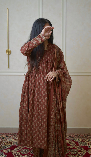 Cotton Aliacut Salwar Set
