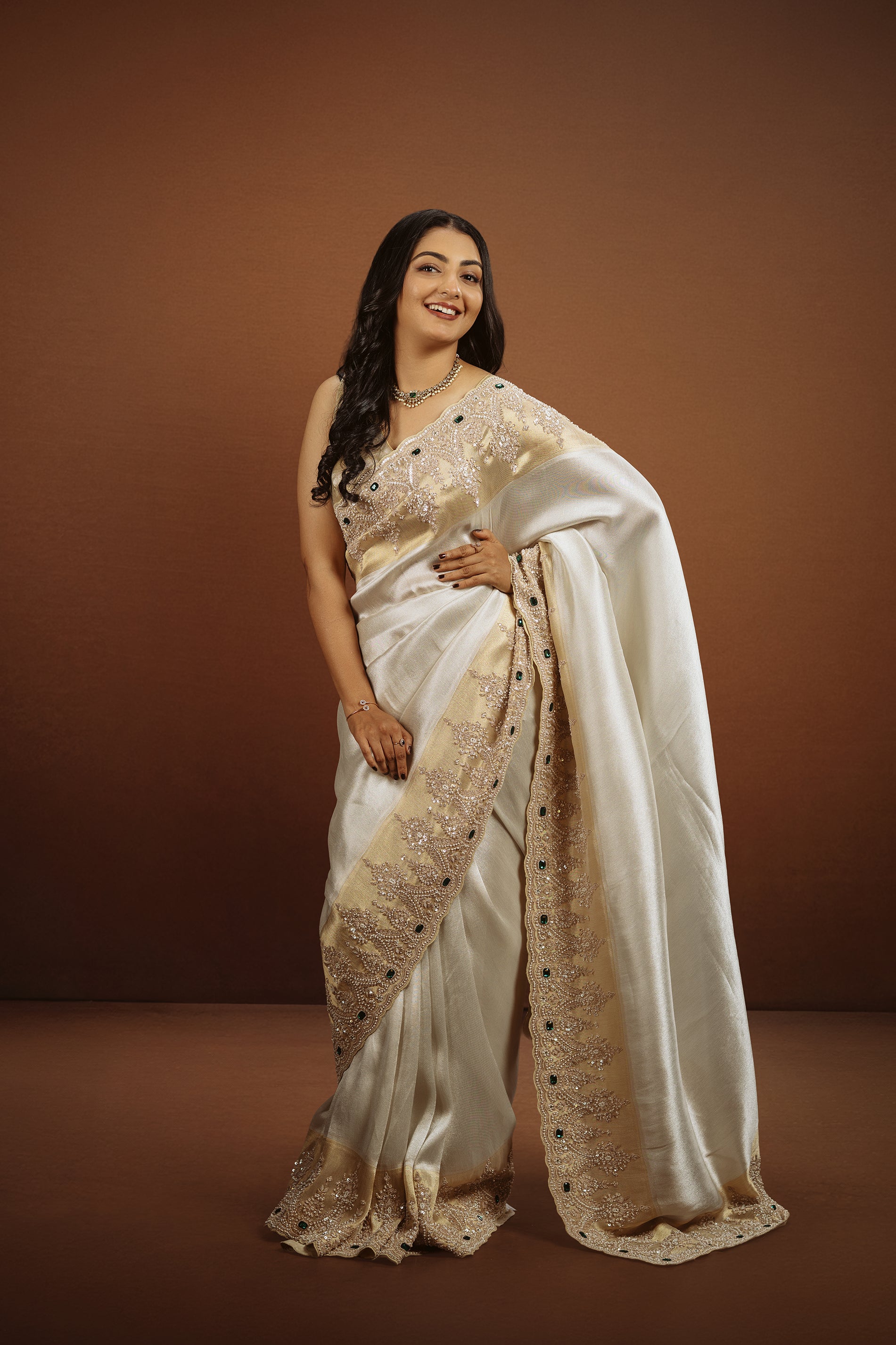 Pure Tissue Handwork Saree