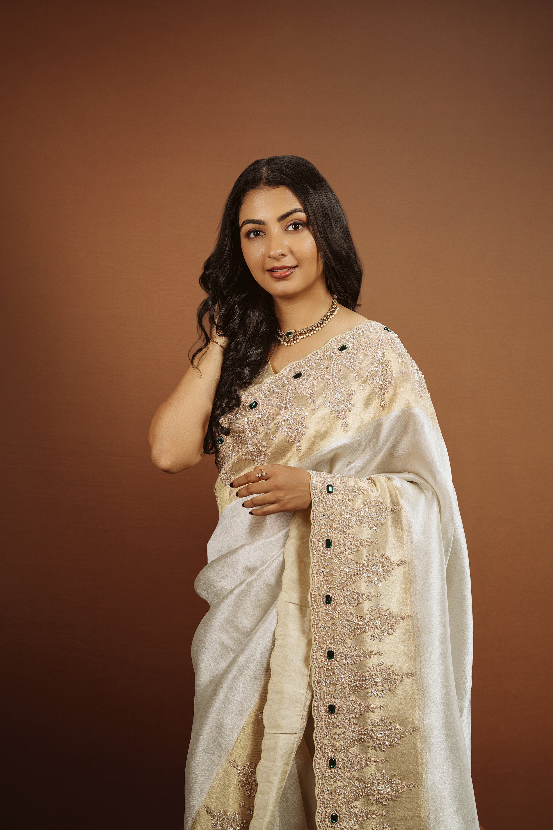 Pure Tissue Handwork Saree
