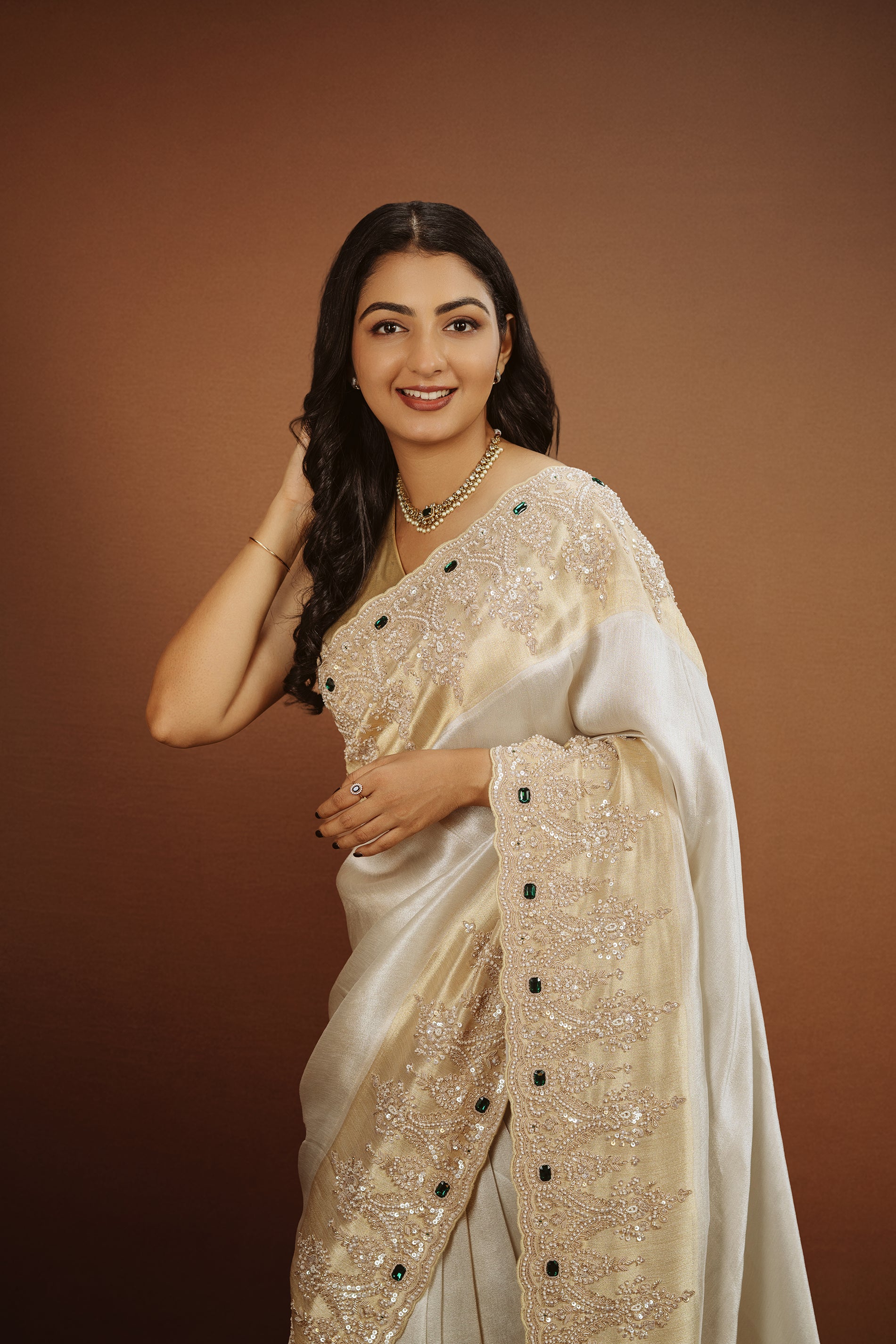 Pure Tissue Handwork Saree