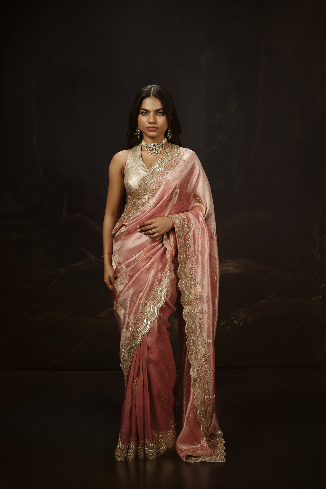 Pure Tissue Handwork Saree