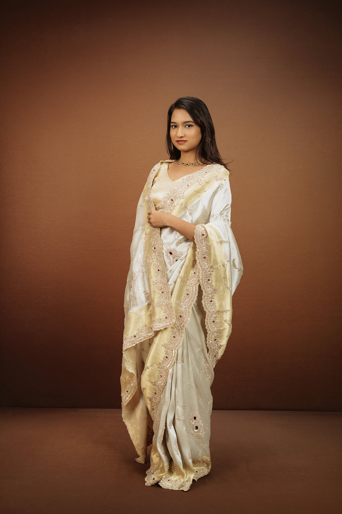 Pure Tissue Handwork Saree