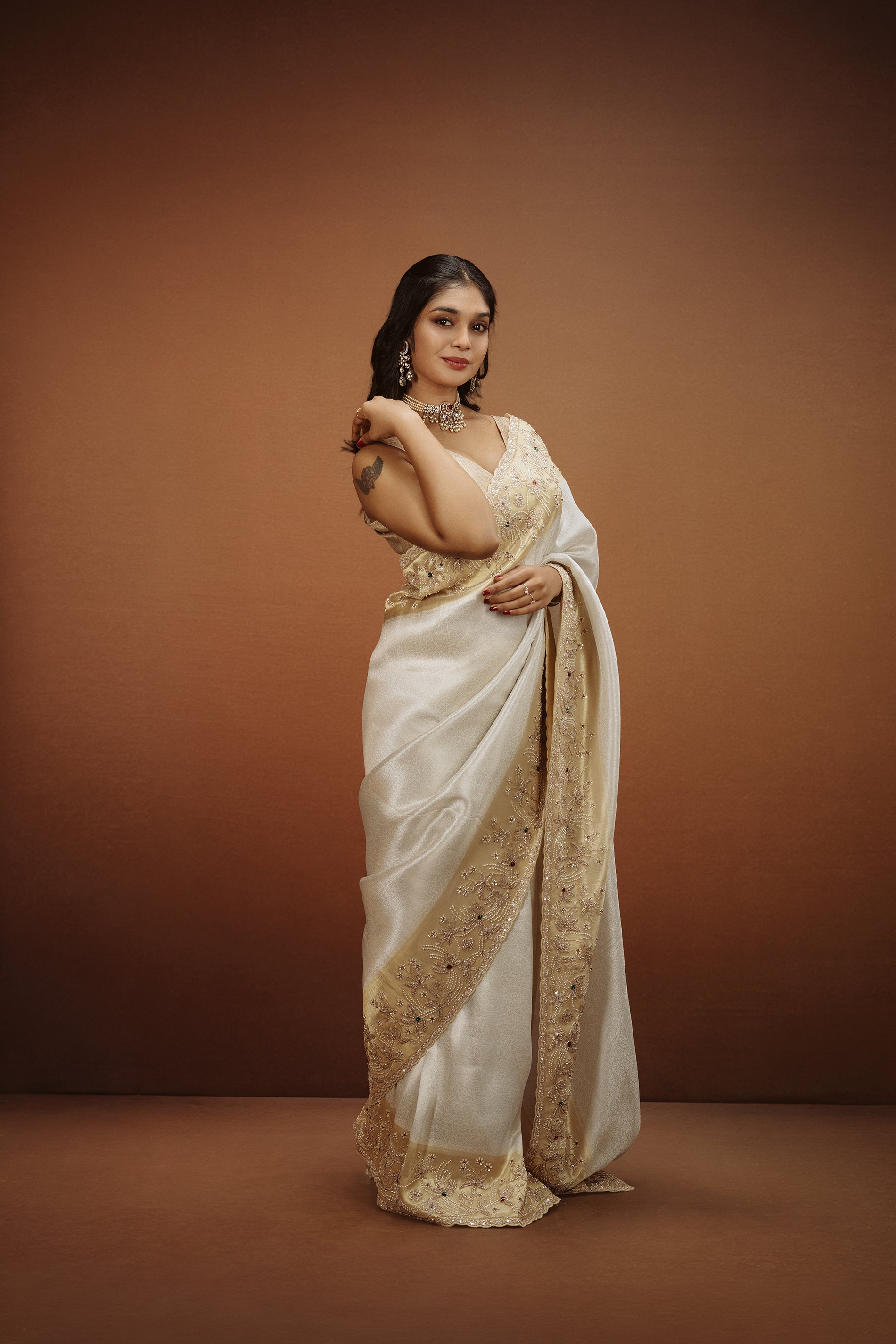 Pure Tissue Handwork Saree