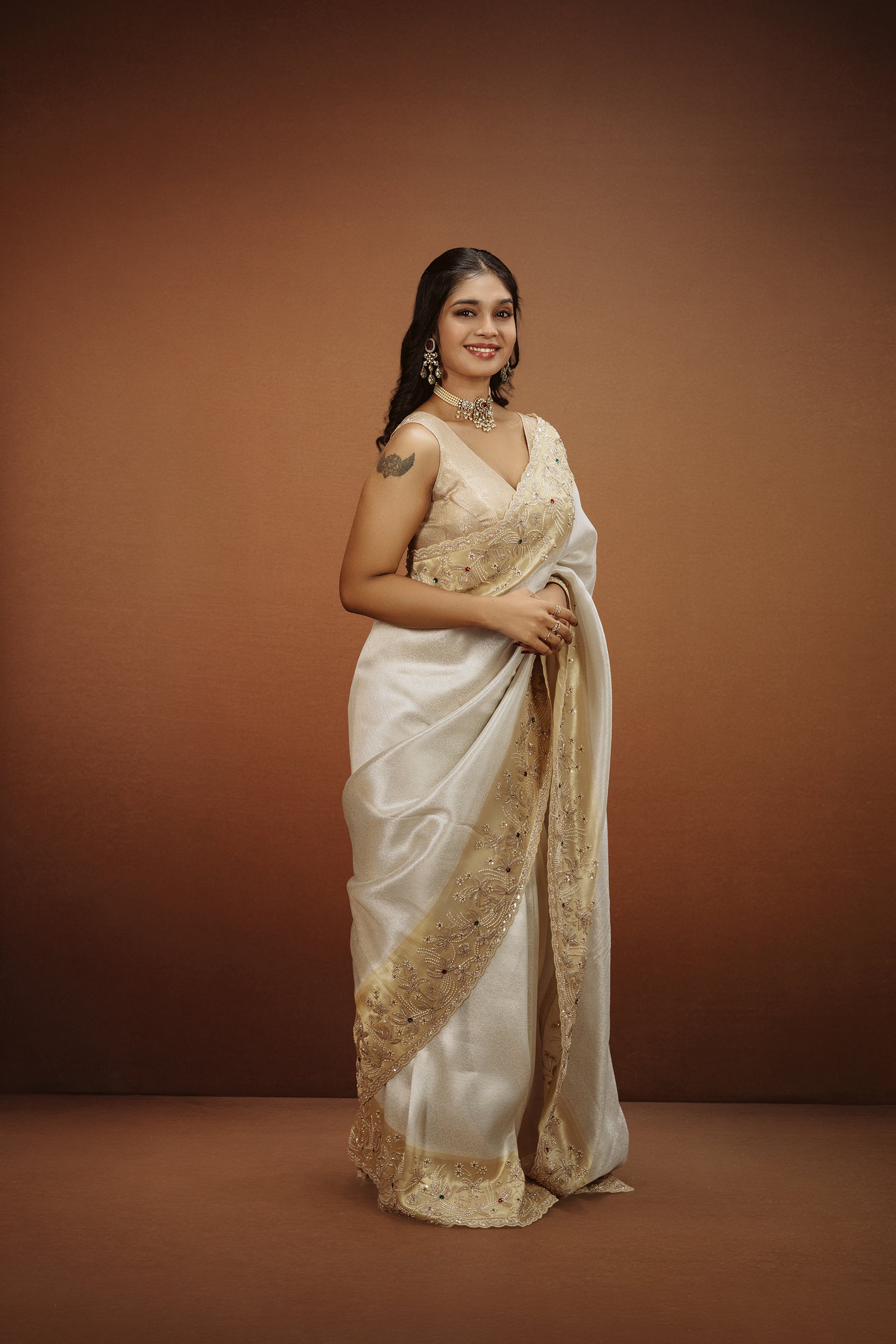 Pure Tissue Handwork Saree